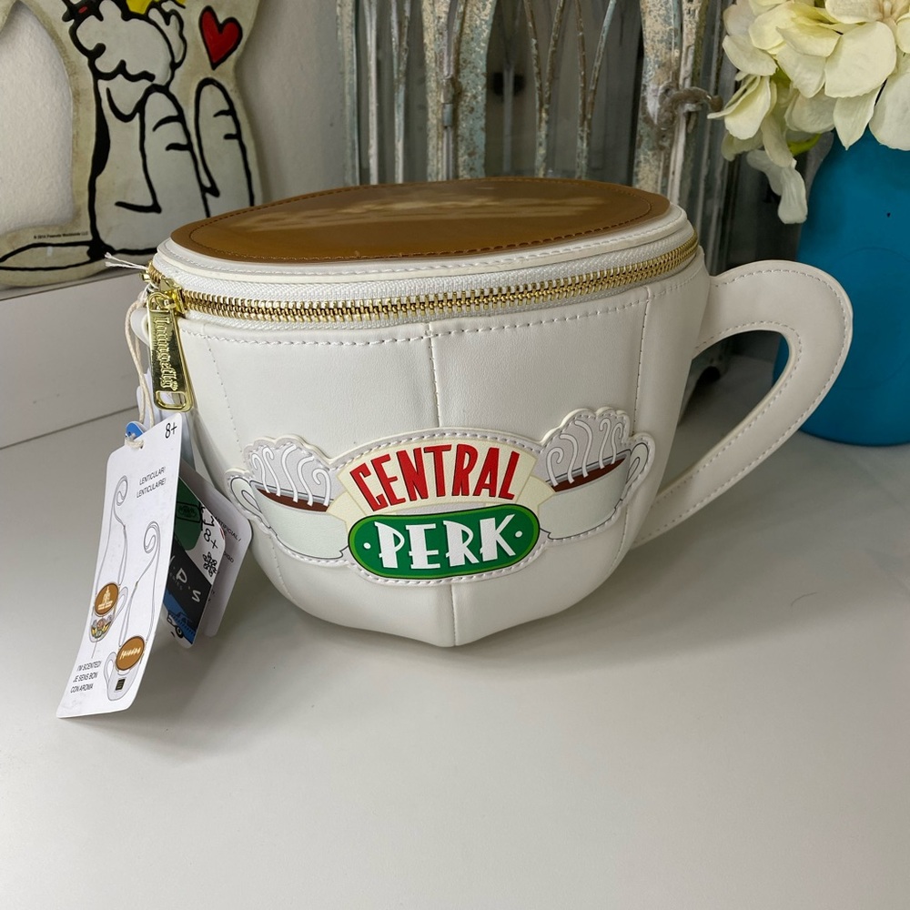Loungefly FRIENDS Central Perk Coffee Cup Crossbody Bag